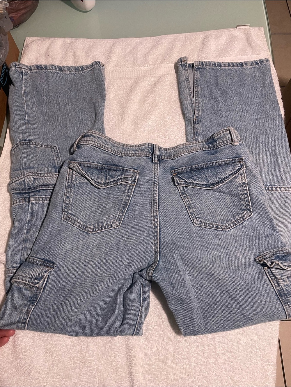 Zara Light Blue Denim Jeans - Picture 3 of 6